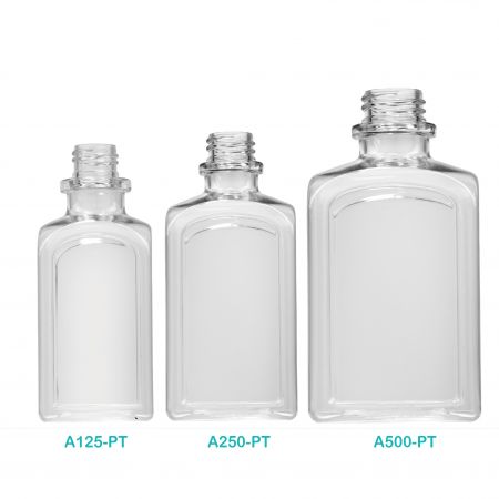 Botella de Loción Rectangular PETG